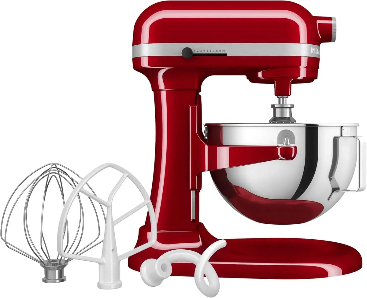 KitchenAid Robot, 5.2 L, 11 Vitesses, rouge, Robot Pâtissier Heavy Duty 5