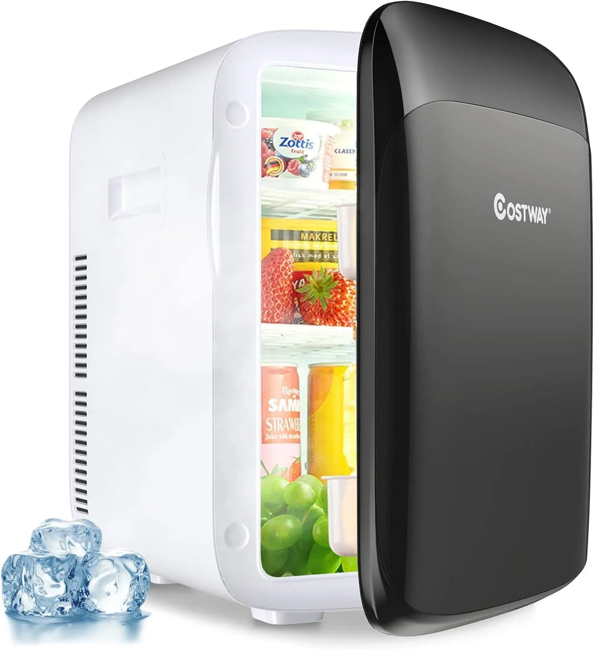 Réfrigérateur, 15 L, FANTASK Mini réfrigérateur 2 en 1, petit réfrigérateur avec fonction refroidissement et chauffage