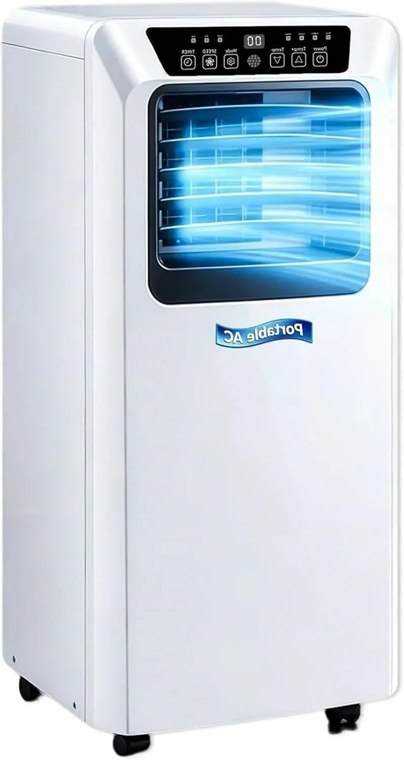 Climatiseur 9000BTU, minuteur, Télécommande et Écran LED pour Chambre, Appartement et Bureau, 2 Vitesses, Minuterie 24 h