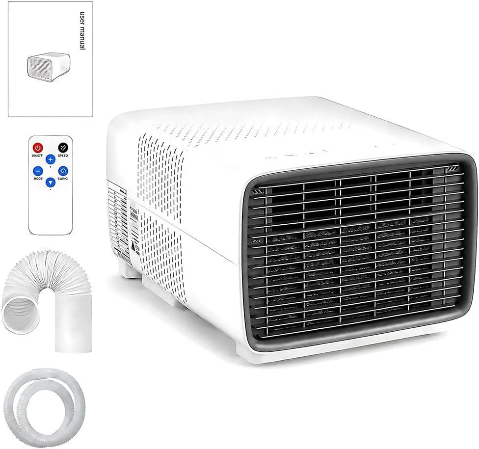 Climatiseur, 280 W, tactile, silencieux, pour Caravane Cuisine Chambre 4m2, Basse Consommation 280W, Coque ABS Résistante, Déshumidificateur