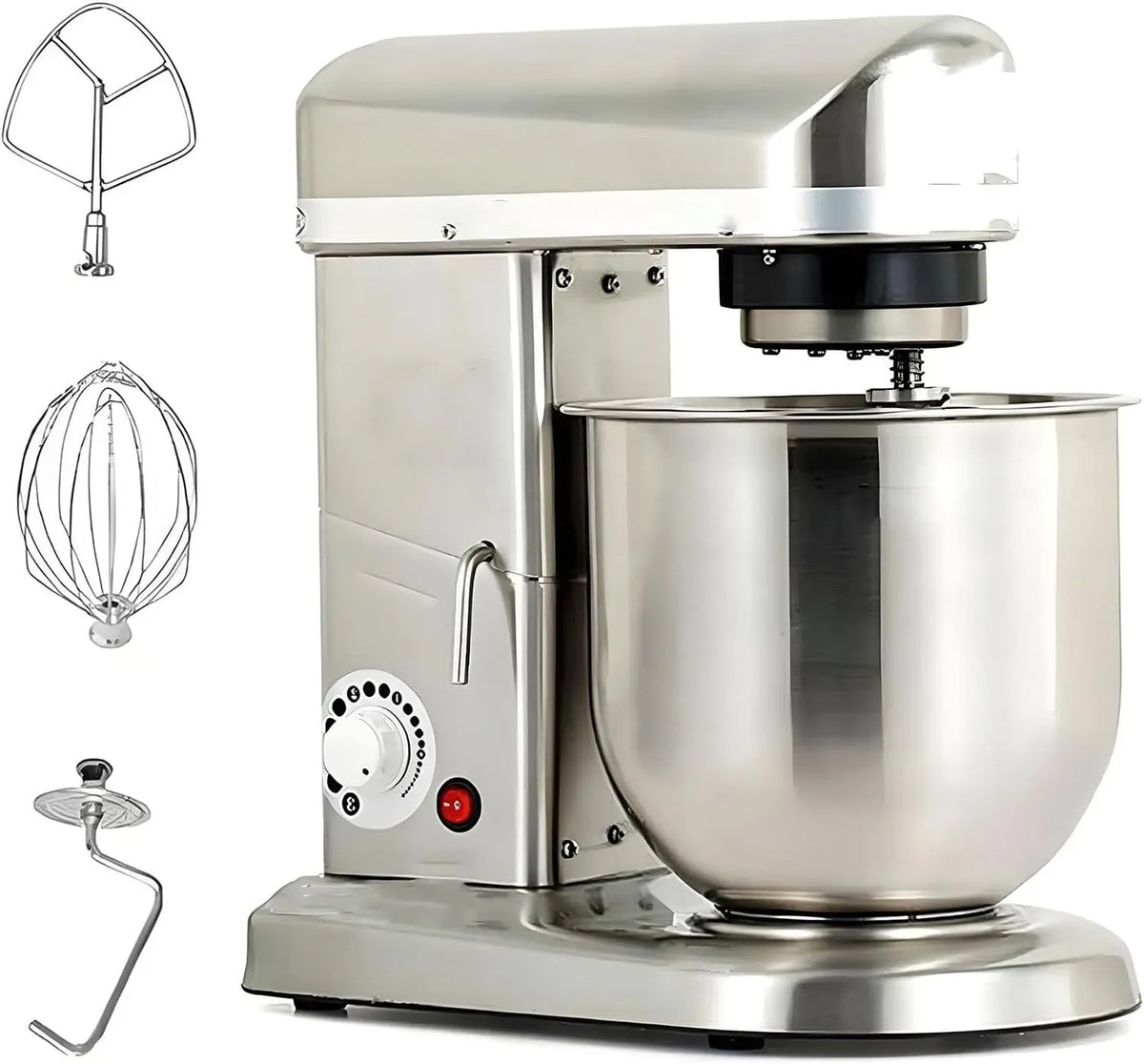 Blender, 5 L, 3 vitesses, professionnel, Muffins Gaufres 5L