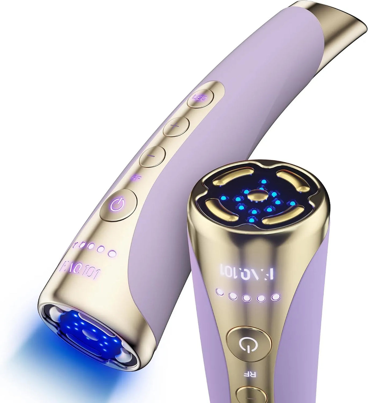 FAQ 101 Masseur, rouge, LED, 101 Amethyst RF & LED, Masseur Visage Rouge Et Bleu