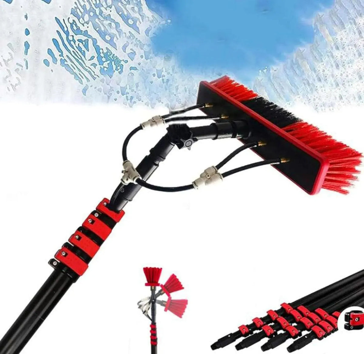 3.6m/12ft Nettoyeur, Brosse, 55cm, 3.6 m, 55 cm, pour Nettoyer Le Toit