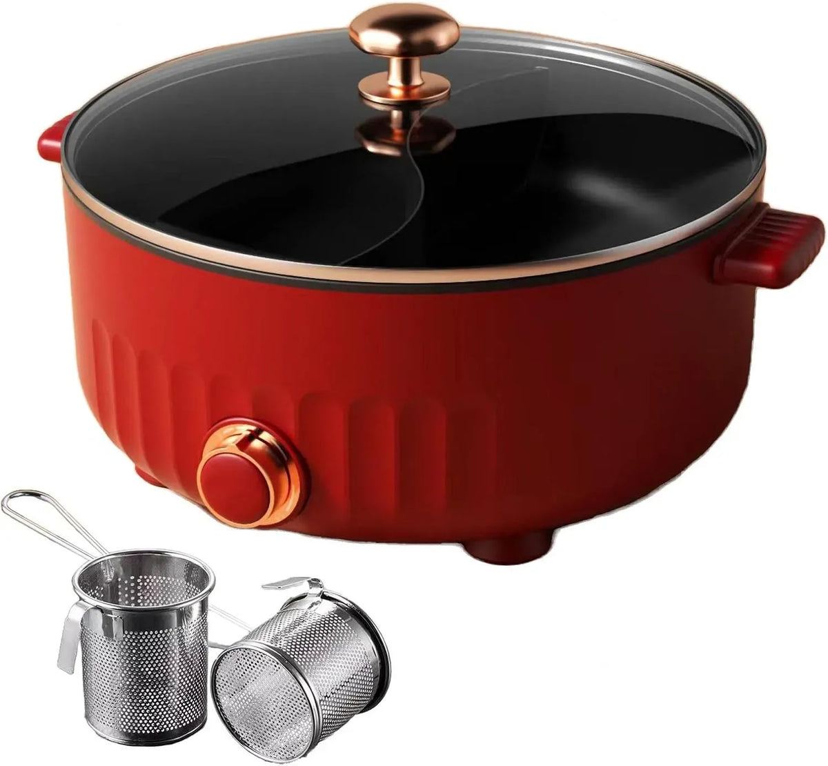 Fondue, IP65, rouge, ARTSIM, Fondue Chinoise Electrique