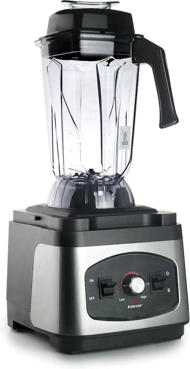 Blender, 2,5 L, 1680 W, professionnel, acier inoxydable, 000 tr/min, Tritan Sans BPA, 69595, LACOR