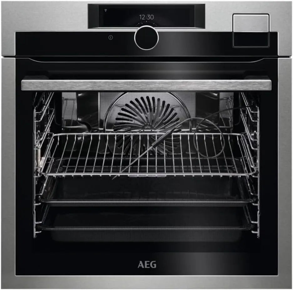 AEG BSE999330M Four électrique, acier inoxydable, fabriqué en DE, AEG BSE999330M Four multifonction avec connectivité, inox, grand