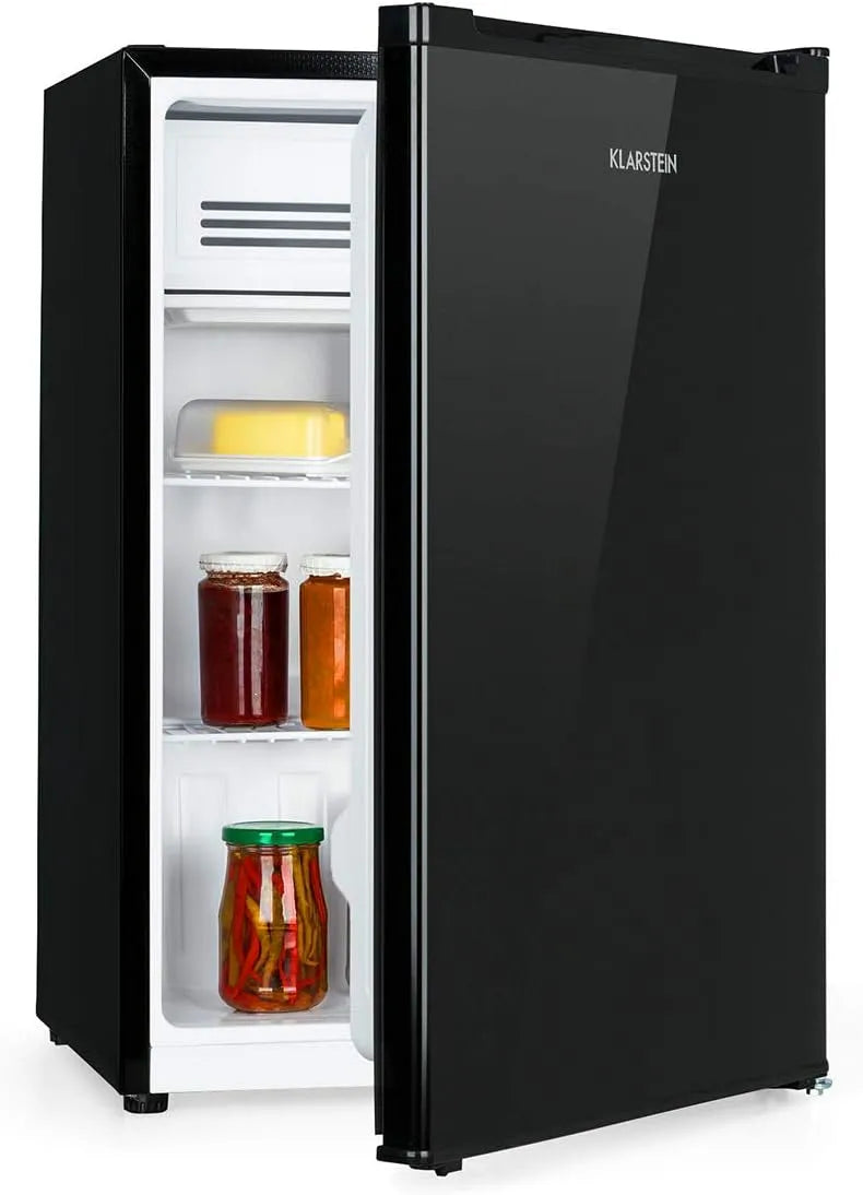 Klarstein Congélateur, 76 L, compartiment congélateur, armoire congélateur, 2 Clayettes en Verre Flexibles, Range-Bouteille jusqu'à 2 L, Capacité 76
