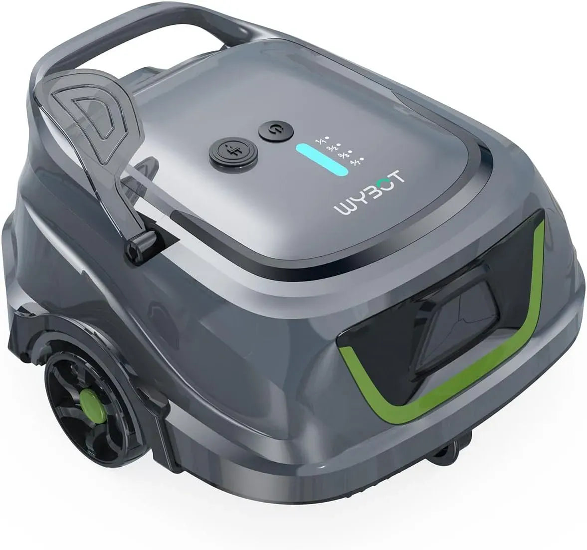 Aspirateur, WYBOT A1/OS2010 2.5h, vert, Robot Piscine 120 Min Autonomie, LED, 4 Modes