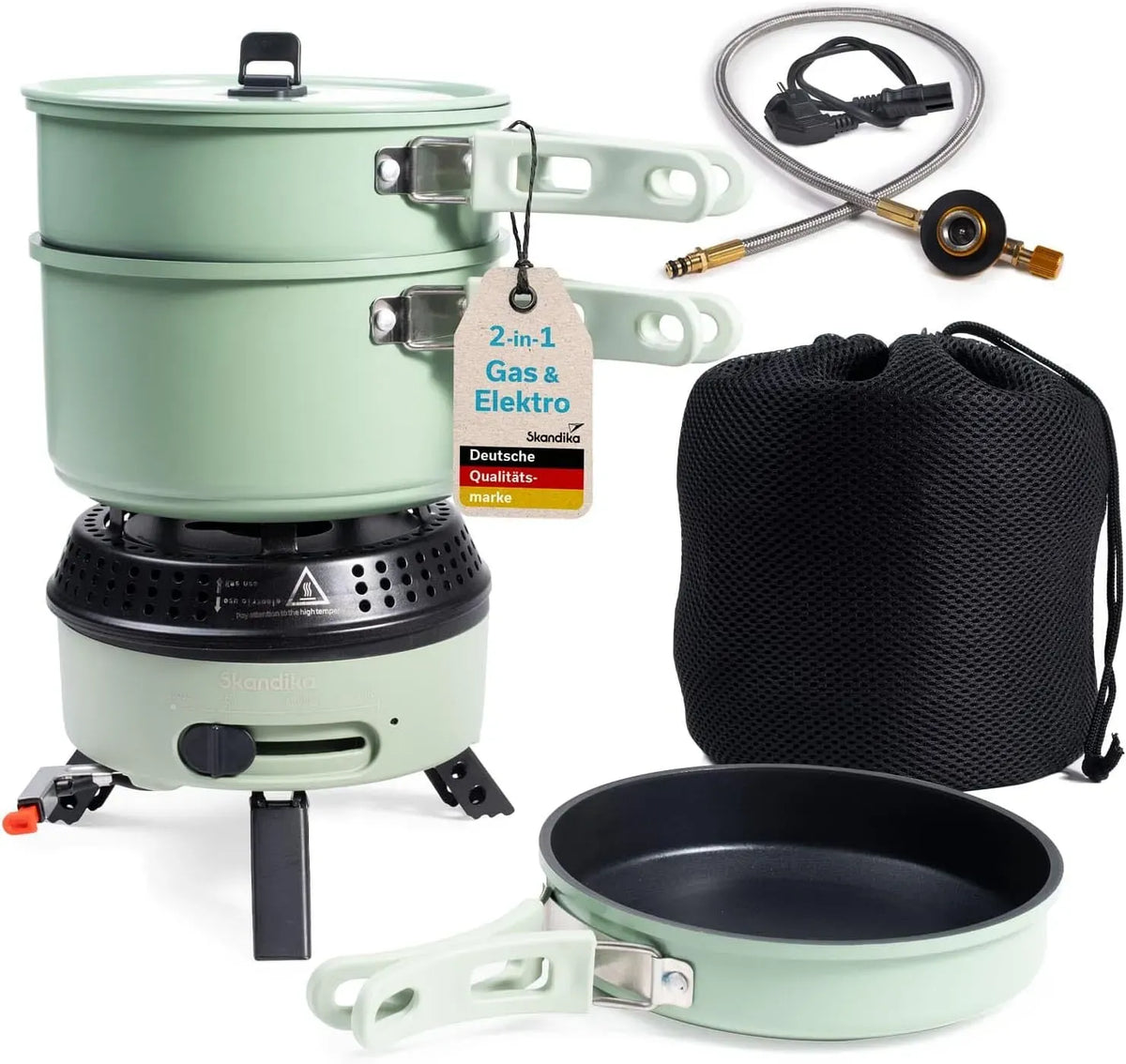 Ustensile de cuisson, portable, camping, Skandika Réchaud de camping Rask