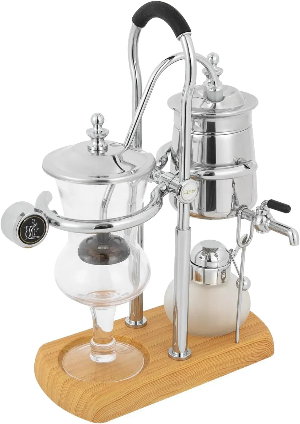 Cafetière électrique, argenté, machine à café, Siphon de luxe