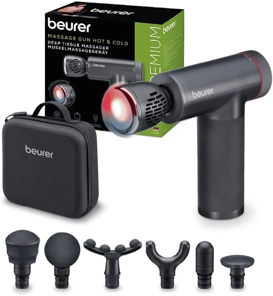 MG195 portable, appareil de massage musculaire, professionnel, fonction chauffante, Beurer