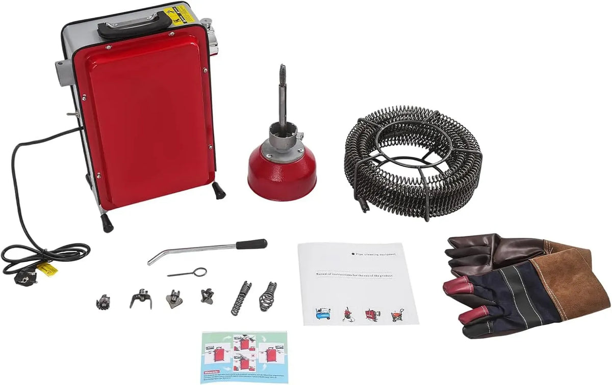 Machine de nettoyage, 240 W, 22,5 m, 100 mm, pour tuyaux de Ø 20 à 100 mm