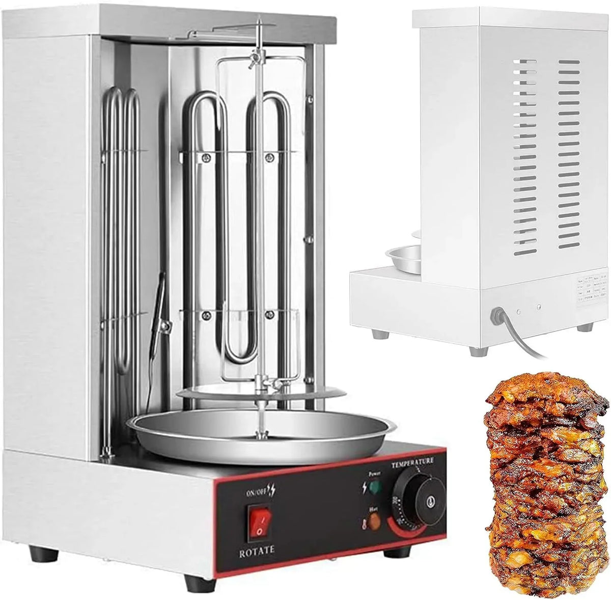 Four électrique, 50 à 300 °C, professionnel, restaurant, acier inoxydable, pour Restaurant Commercial et Cuisine Domestique