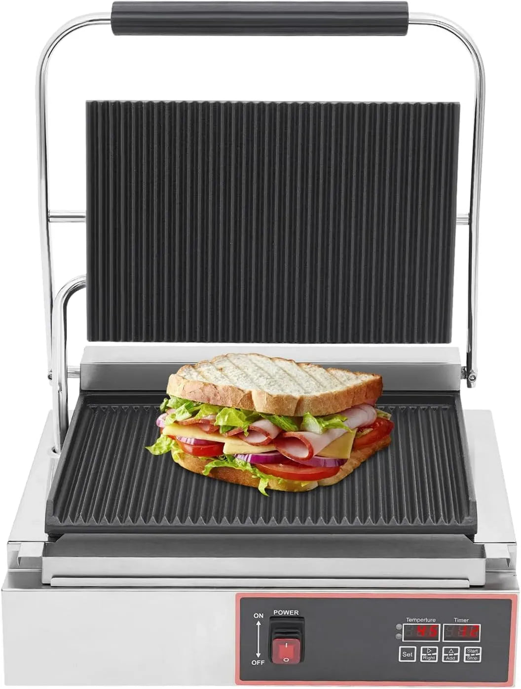 Barbecue, table, gril à panini et croque-monsieur, 2200 W, pour panini