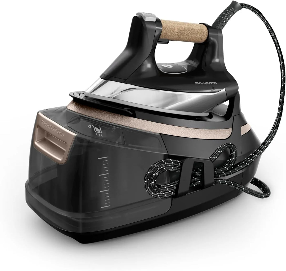 Rowenta DG9661 Eco Steam Pro, jet de vapeur jusqu'à 600 g/min, fer à chaudière, distribution de vapeur jusqu'à 150 g/min, économie d'énergie, design