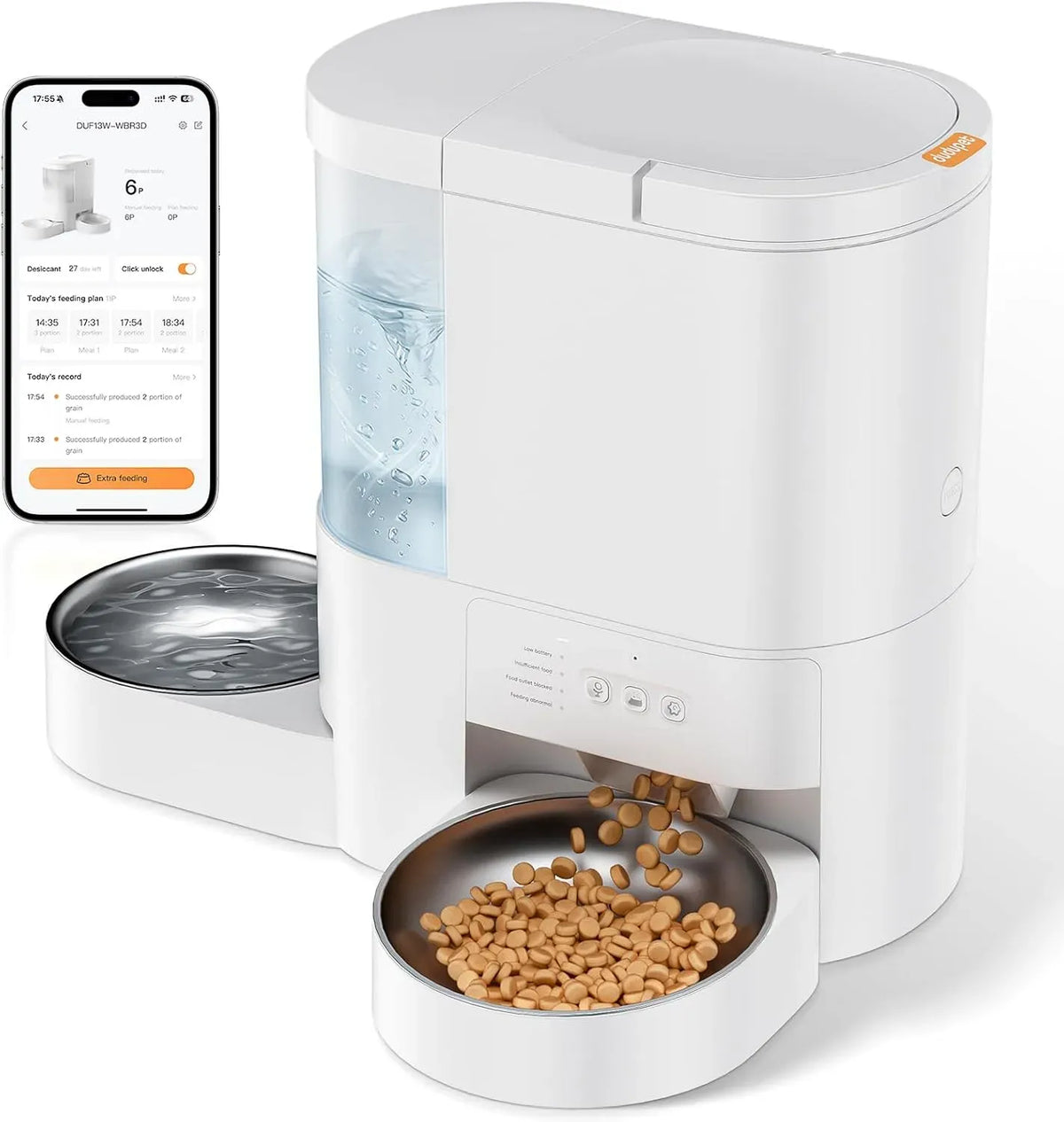 Distributeur, 4 L, 5 G, 3 L, Wi-Fi, pour Chats et Chiens