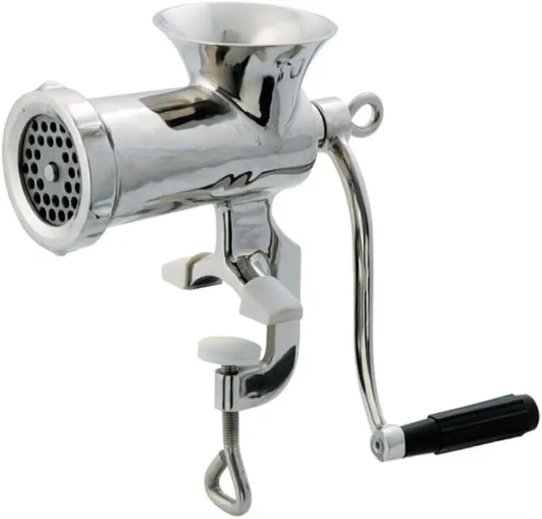 900g/min Débit, TELLIER, pour Qualité Professionnelle, Hachoir à viande en Inox avec serre-joint, Marque Française, LOUIS TELLIER