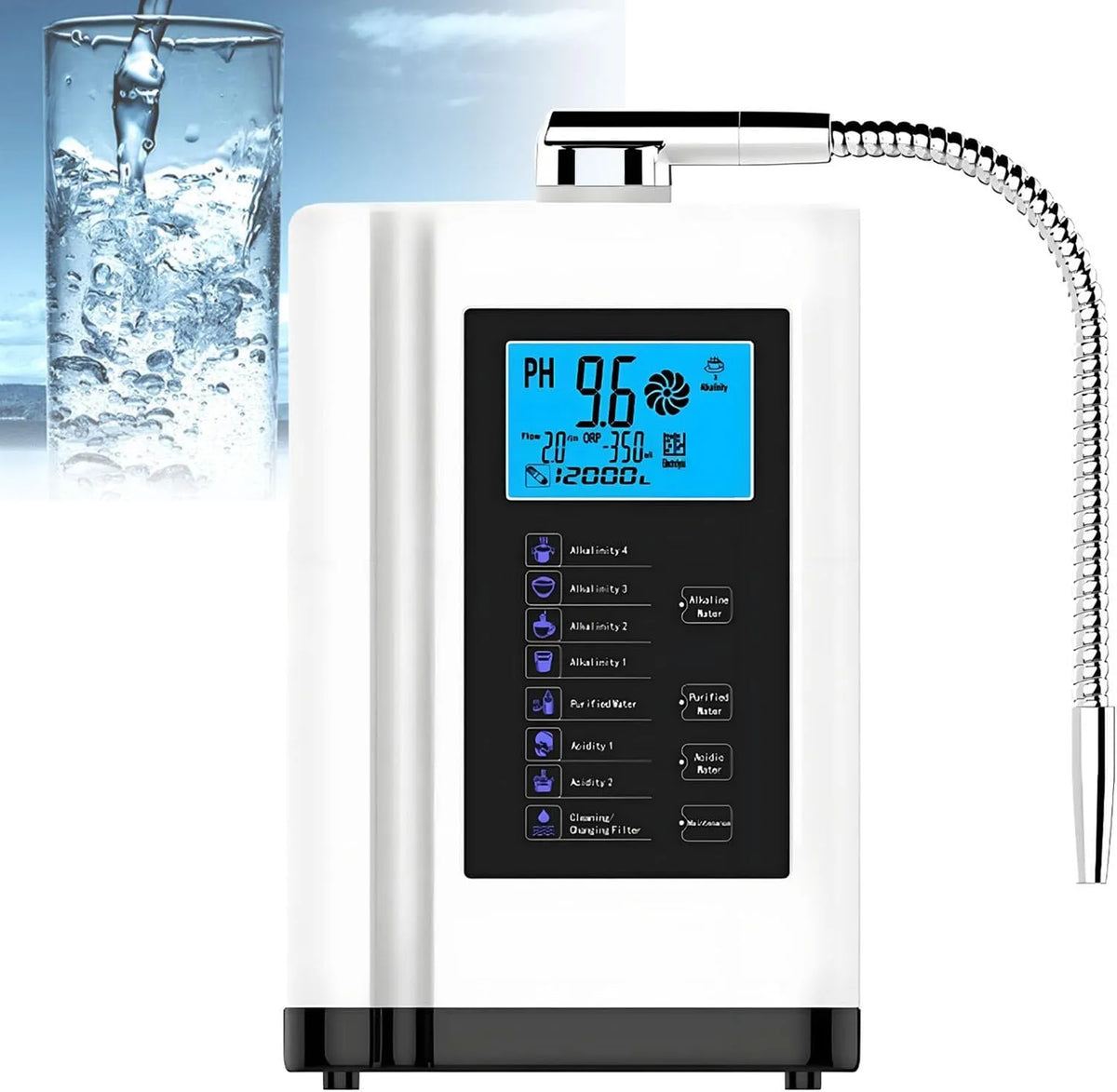 Filtre, système de filtration d'eau potable, 000 L, blanc