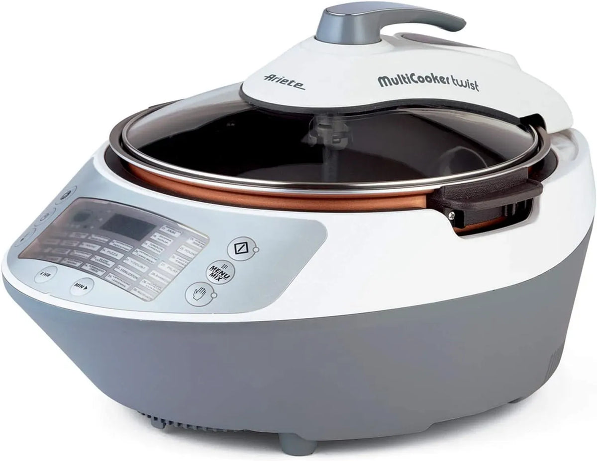 Machine à Cuisiner, Multi-Cooker, 5 L, 1900 W, 30 programmes, écran LCD, blanc