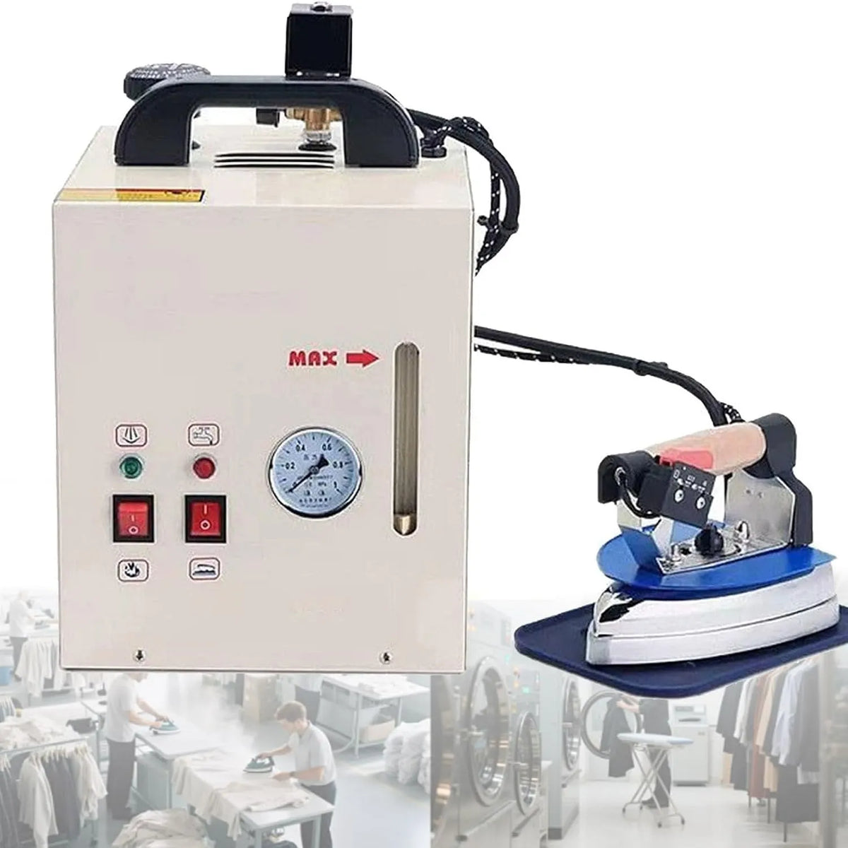 Station, 4 L, vapeur, professionnel, pour usines de Confection