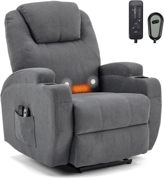 Fauteuil, Fauteuil Électrique Relax, Fauteuil de Relaxation équipé de Massage
