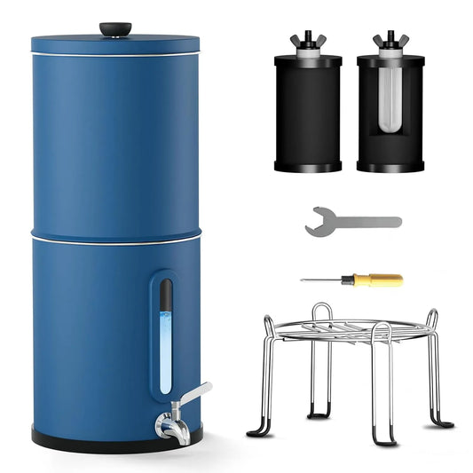 EU 98 98/37/EC potable, Filtre, système de filtration d'eau potable, 8,5 L, bleu