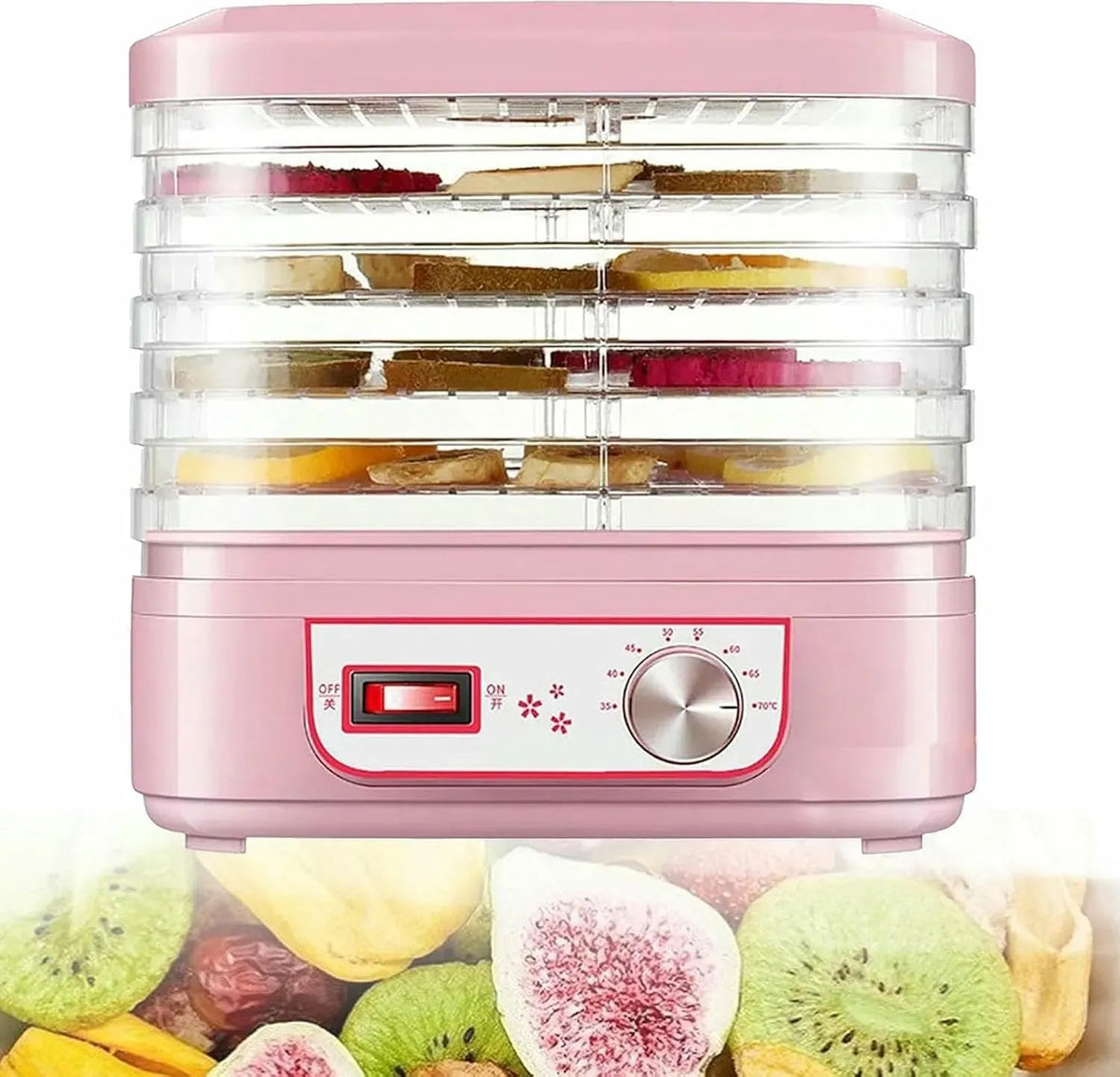 déshydrateur alimentaire, machine, 35 à 70 °C, 5 plateaux, pour la viande séchée
