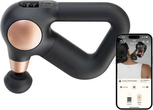 les tensions et le sommeil, Therabody Theragun Sense Pistolet de massage, 2e génération, Pistolet de massage relaxant avec routines guidées intégrées