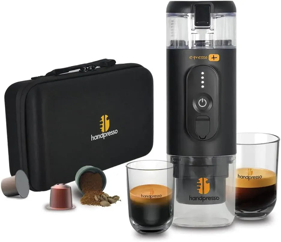Cafetière électrique, portable, grand réservoir, USB, batterie 3 cellules x 2,9 Ah, machine a cafe portable batterie USB, réservoir 90 ml