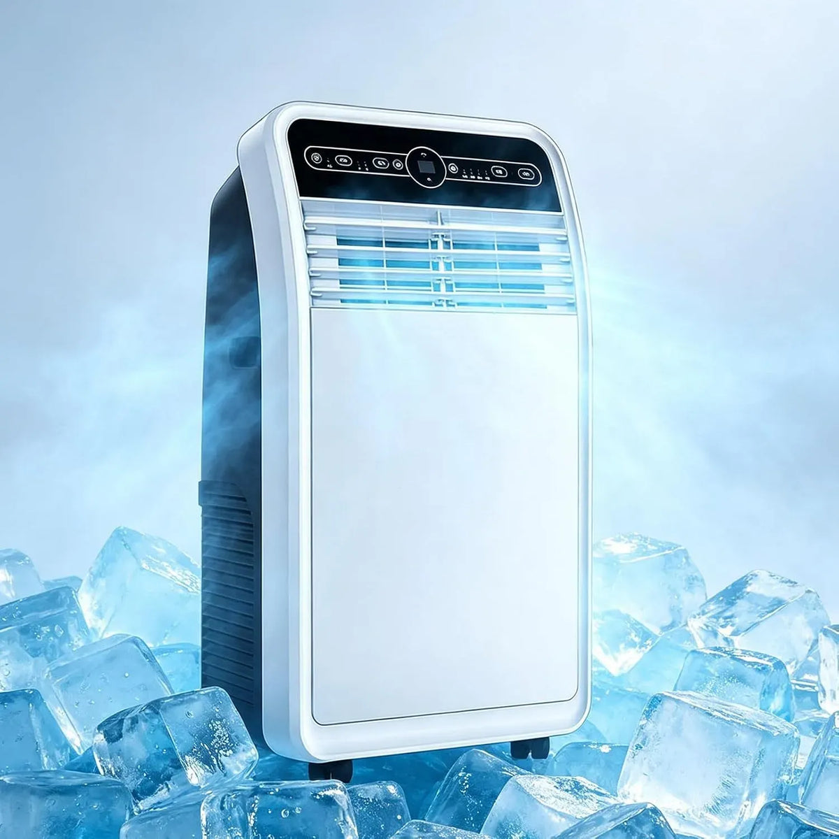 Climatiseur 3-en-1, portable, minuteur, oscillation, décoration de salon, Minuteur 24 H, Oscillation À 180°