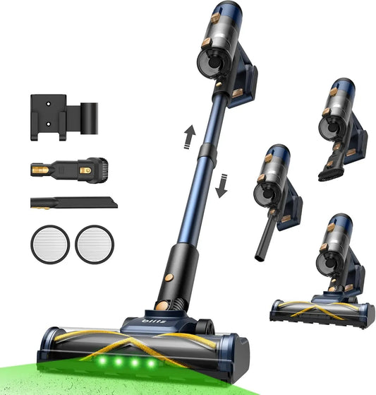 Aspirateur V12 50Kpa/50Min/450W, 450 W, Écran LED