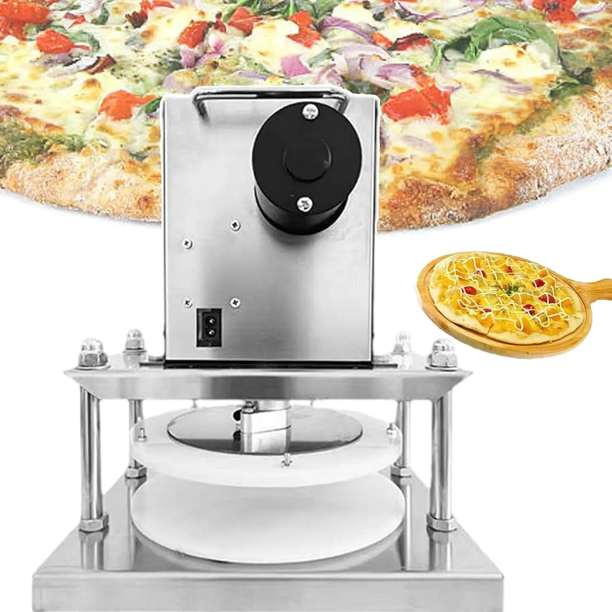 Presse, 30 cm, pizza, pâtisserie, acier inoxydable, pour Usage Pro & Maison