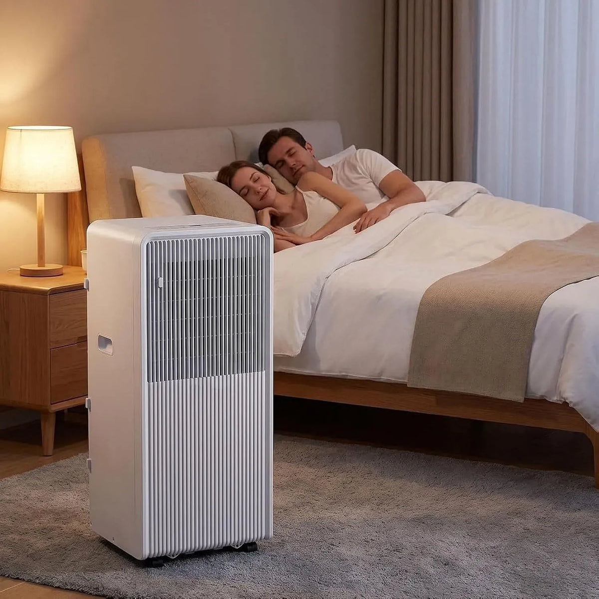 Climatiseur UK 3 24H, 48 dB, portable, minuteur, silencieux, Prise Broches BS 1 6, 11000 Btu