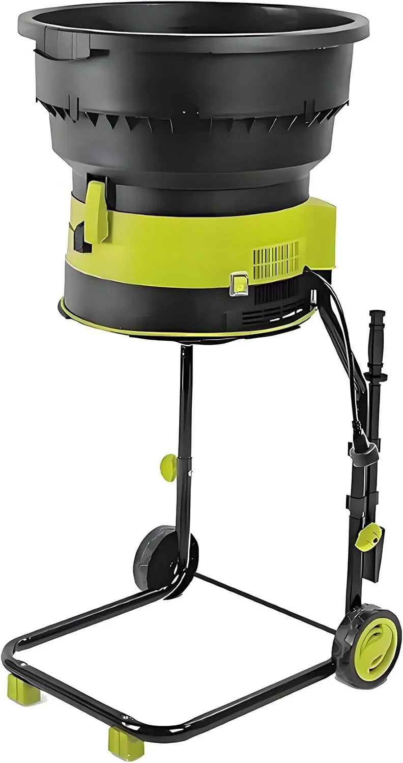 10mpowercord Broyeur De Feuilles électrique, pour Broyeur De Feuilles sans Lame pour Débris De Jardin, Broyeur De Jardin électrique 2 500 W, Vitesse