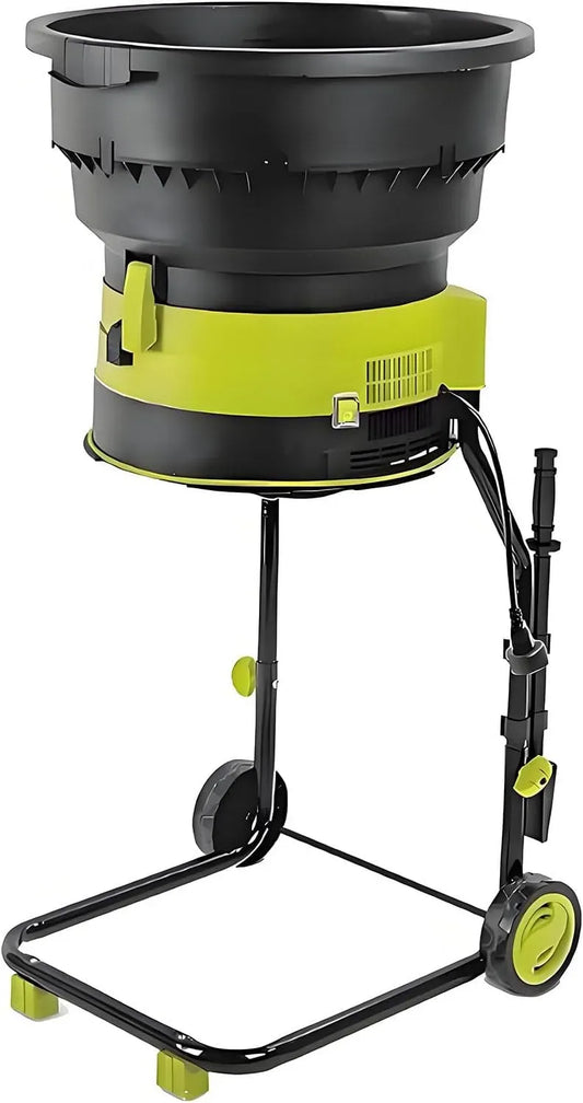 10mpowercord Broyeur De Feuilles électrique, pour Broyeur De Feuilles sans Lame pour Débris De Jardin, Broyeur De Jardin électrique 2 500 W, Vitesse