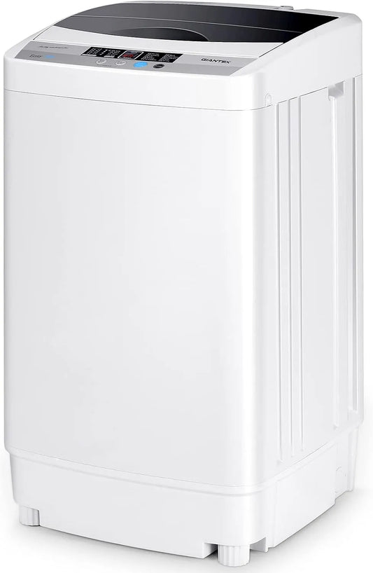 Lave-linge, 50 x 50 x 85 CM, 10 programmes, 5 kg, gris, Affichage LED, Capacité de Lavage 4, Economie d'eau et d'Energie