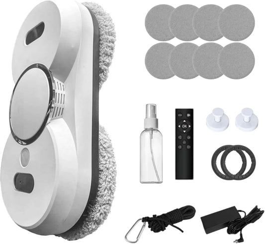 robot aspirateur laveur, Nettoyeur, 3 Modes, pour Fenêtres