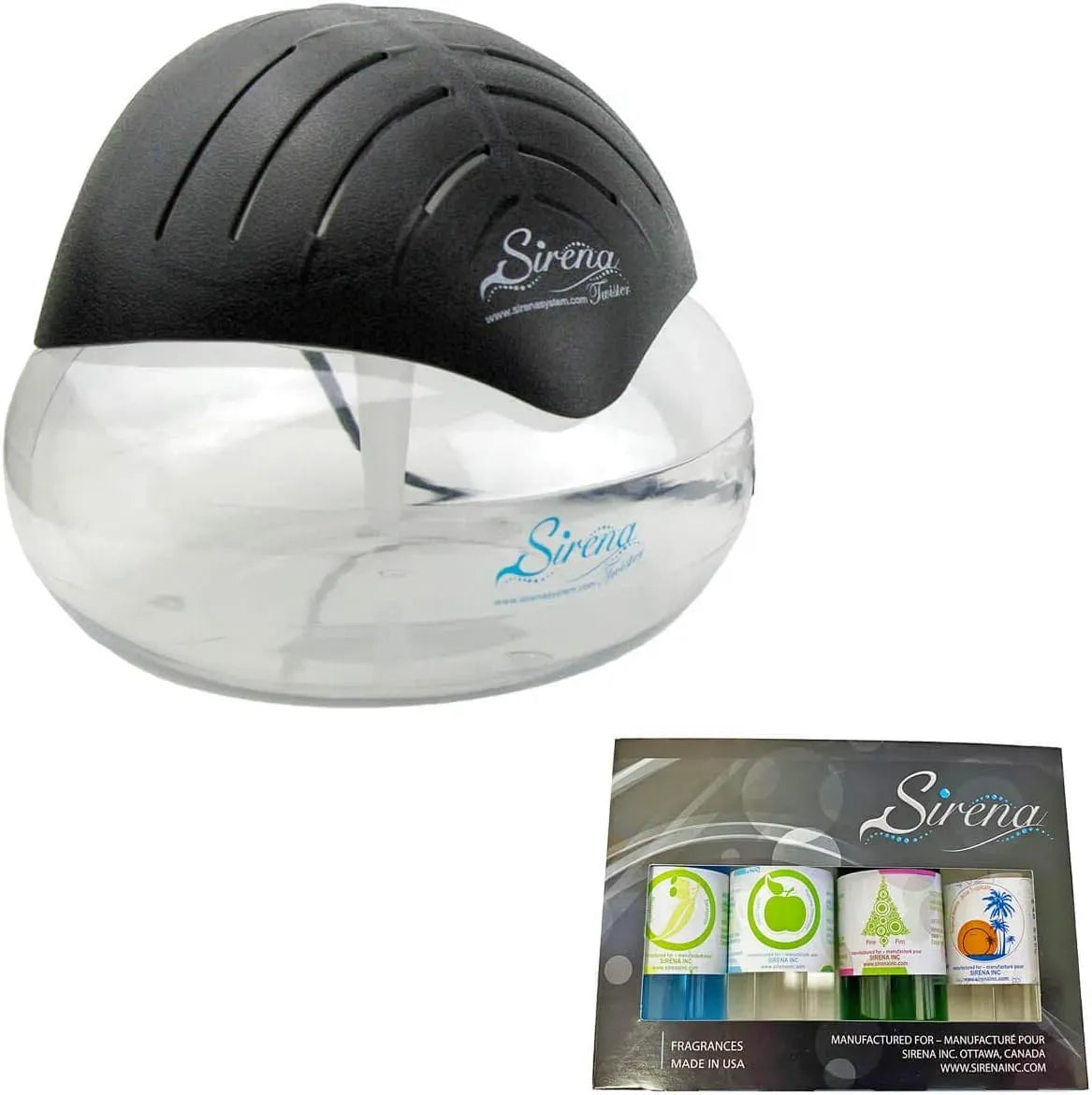Purificateur d'air, noir, appareil purificateur d'air, Sirena Twister Deluxe Pack Noir