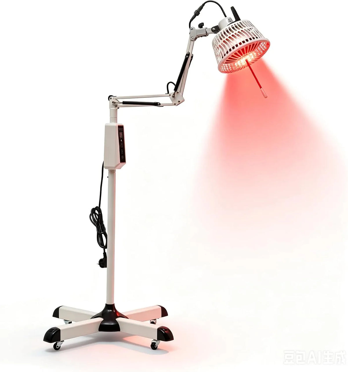 support, Lampe, fonction chauffante, rouge, Lampe de luminothérapie infrarouge TDP