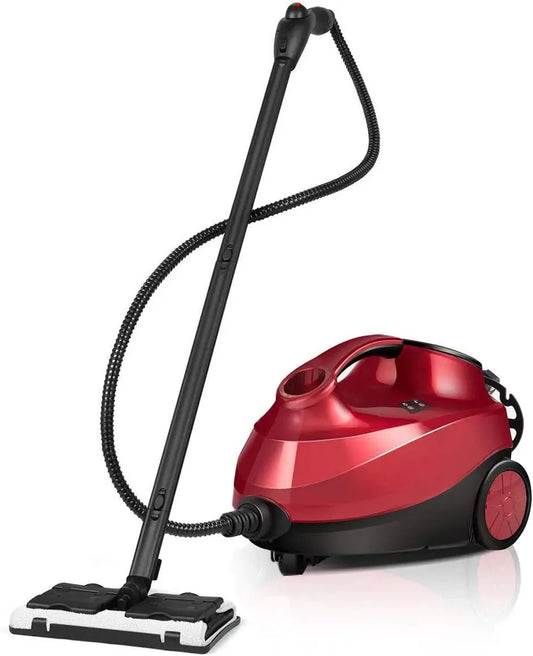Nettoyeur vapeur, 1,5 L, 2000 W, DREAMADE 5-6Min, grand réservoir, rouge, Pression 4Bar &Prêt en