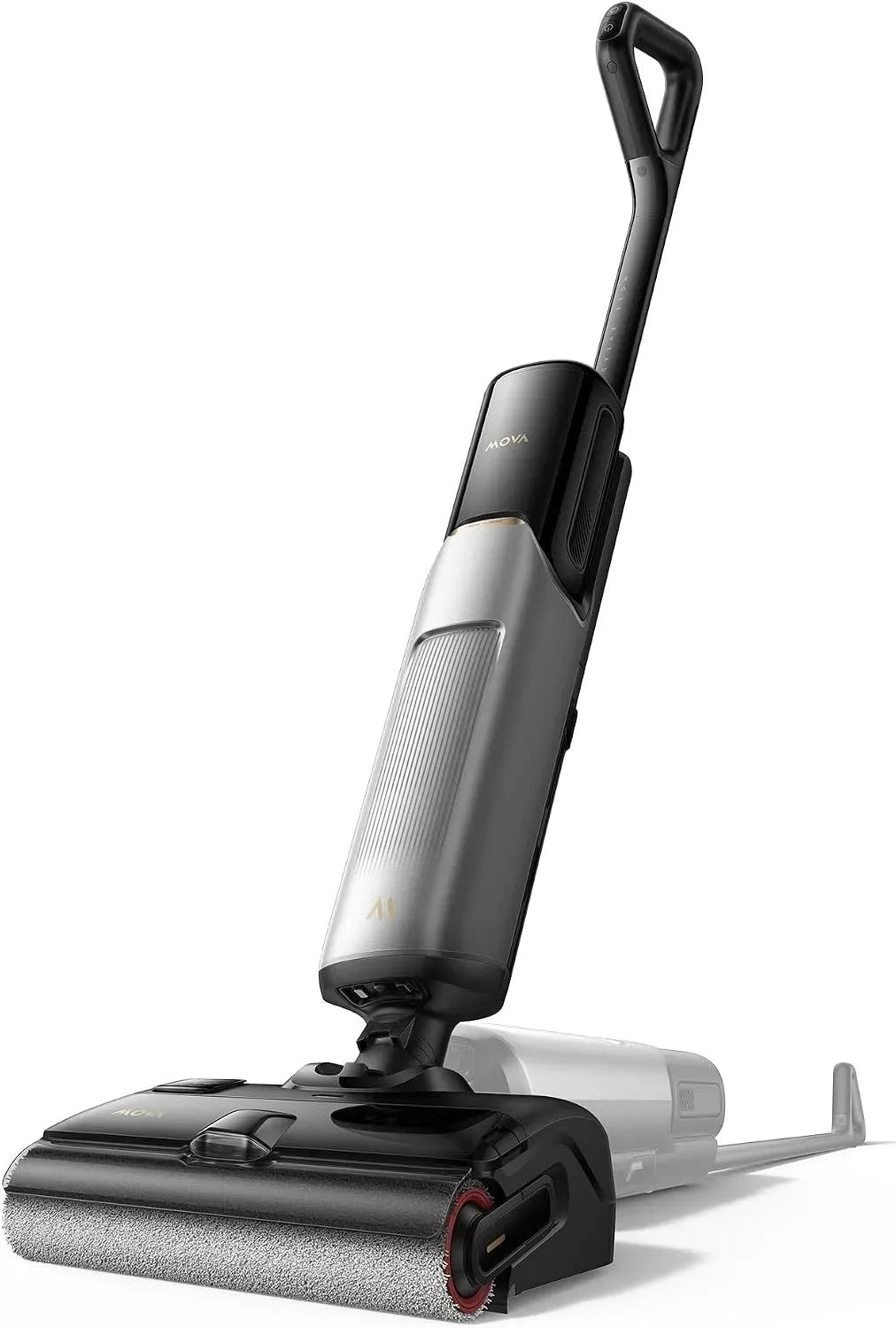 Aspirateur, MOVA, Aspiration de 20 000 Pa, Brosse LED et Aspiration Intelligente, Position 180°, Autonettoyage à 100 °C, X4 Plus