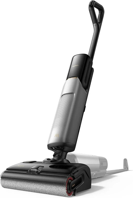 Aspirateur, MOVA, Aspiration de 20 000 Pa, Brosse LED et Aspiration Intelligente, Position 180°, Autonettoyage à 100 °C, X4 Plus