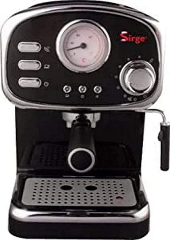 Machine à expresso, 1,2 L, 1100 W, grand réservoir, amovible, Pompe 15 bar, 3 filtres, MADE IN ITALY