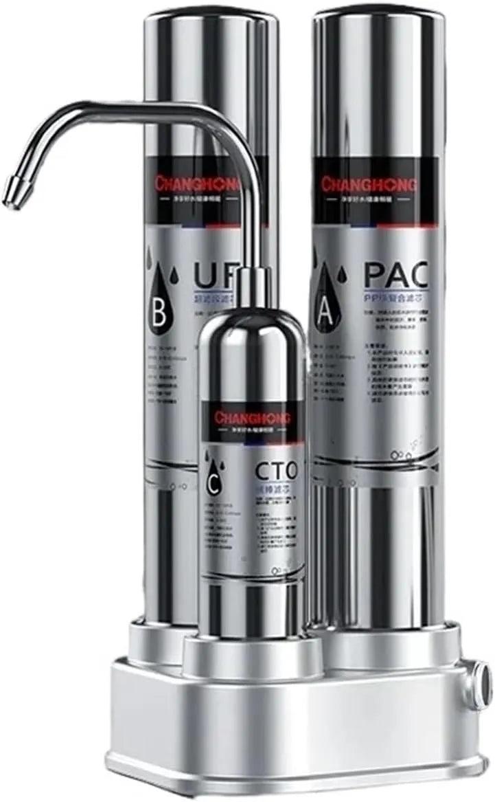 Évier de cuisine, acier inoxydable, système de filtration d'eau potable, purificateur d'eau potable directeD