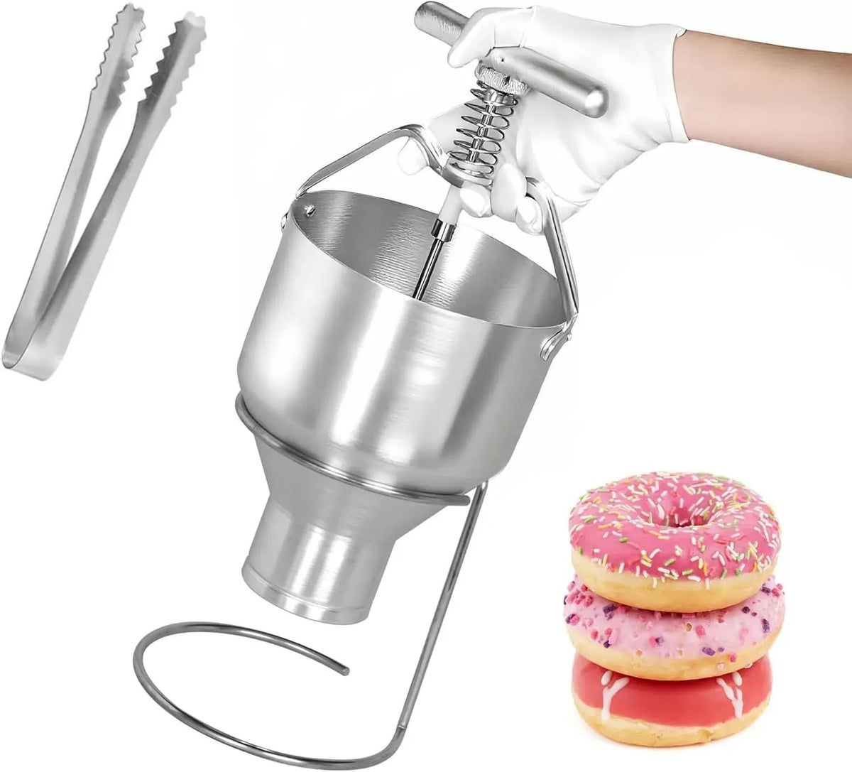 Machine à donut, support, professionnel, acier inoxydable, pour usage domestique