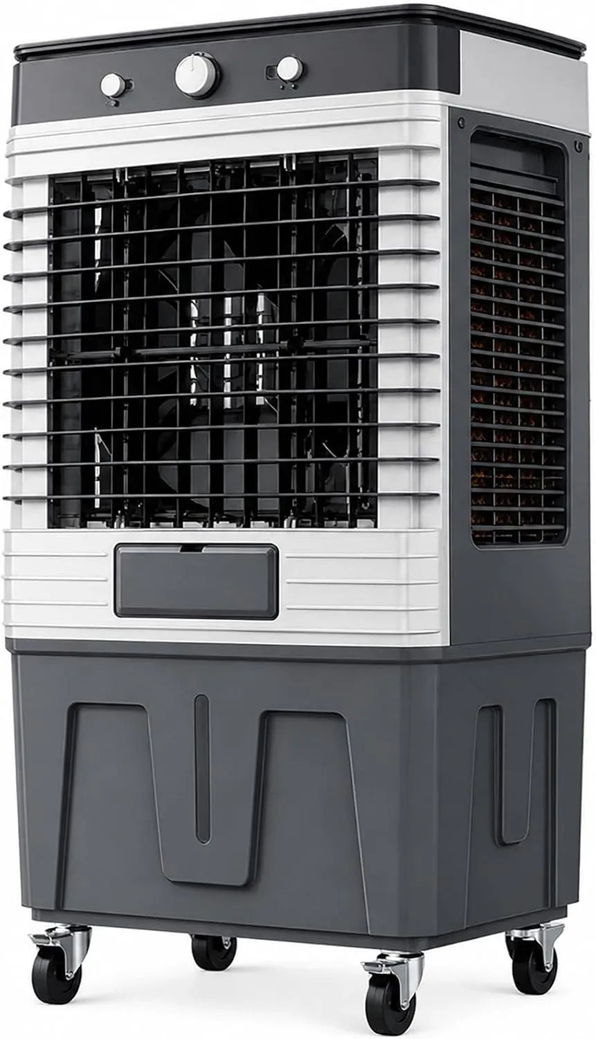 Ventilateur, 120cm, 120 L, oscillation, professionnel, Rafraîchisseur d'Air Évaporatif Professionnel 80/90/120 L