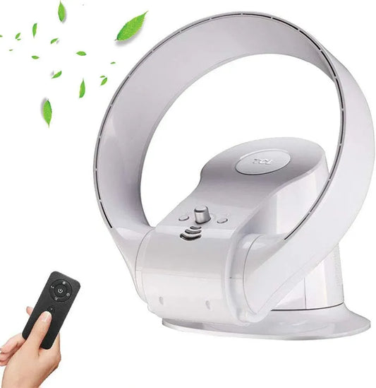 Ventilateur, silencieux, ventilateur pour circulation d'air, Ventilateur Mural sans Pale avec Télécommande