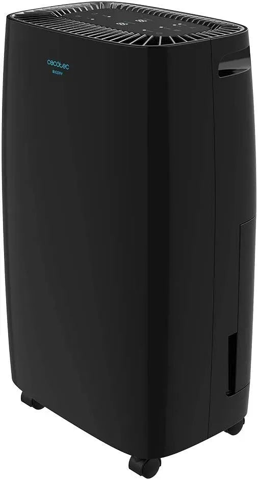 Cecotec 10L/jour 24h Déshumidificateur, 2,5 L, 105 m³/h, minuteur, grand réservoir, amovible, noir, Humidité de 40% à 80%, Écran LED, Gaz R290