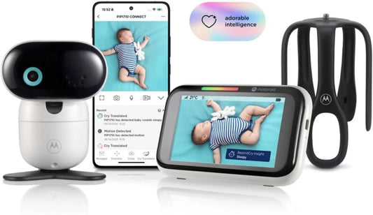 PIP1710 Babyphone, Caméra, moniteur vidéo pour bébé, tactile, Wi-Fi, Motorola