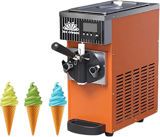 Orange-ZB-BQL68 Machine à glace, machine à glace et sorbet, pâtisserie, écran LCD, professionnel, restaurant, pour restaurants et pâtisseries